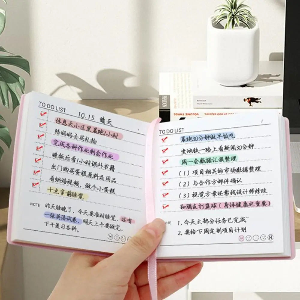 Time Management 365 Day Planner Portable Note-Taking Daily Planner Learning Schedule Schedule Plan Book School Office Supplies Quake