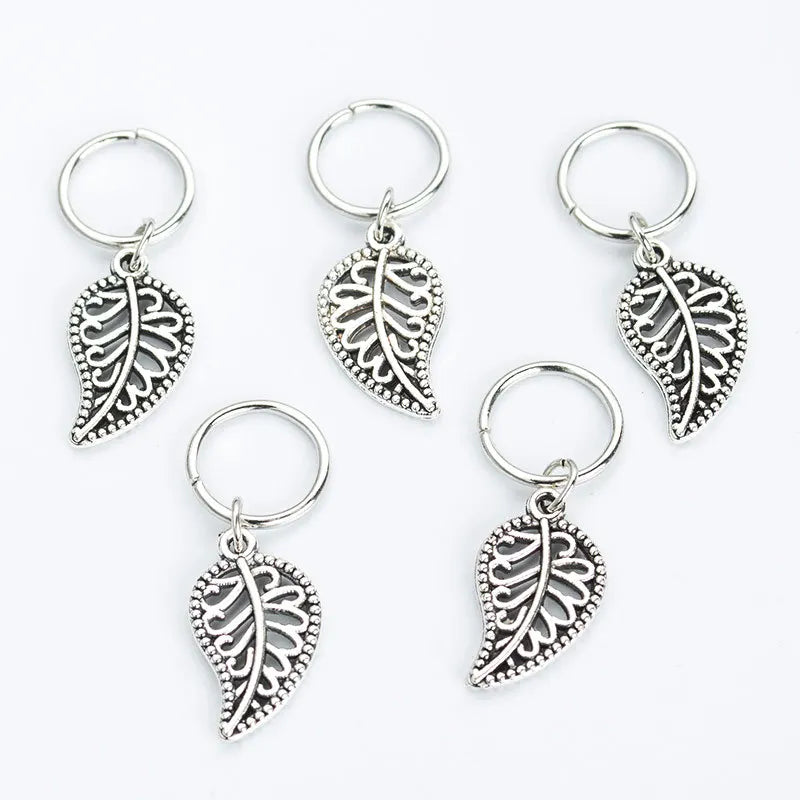 Star Dreadlock Beads Cuffs & Rings 5-Pack | Braid Hair Jewelry