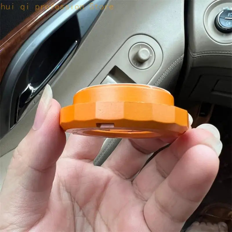 Car Engine Start Button Cover, Round ABS Trim for Interior Styling H8WE Quake