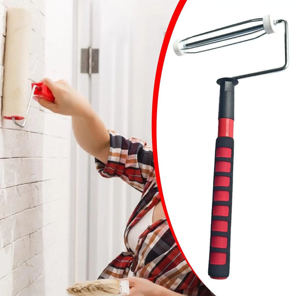Paint Roller Frame 9 inch Portable House Painting Supplies Replaces Painting Supplies for Ceiling Walls House Home Furniture Quake