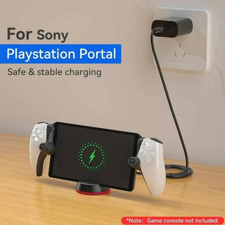 DualSense Portal Charging Dock Station, Type C Plug, for SDualSense5 Portal Quake