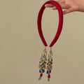 Retro Tassel Hair Headband New Chinese Style Elegant Vintage Hairband Fashion Women Hair Decor Accessories Quake Red tassel