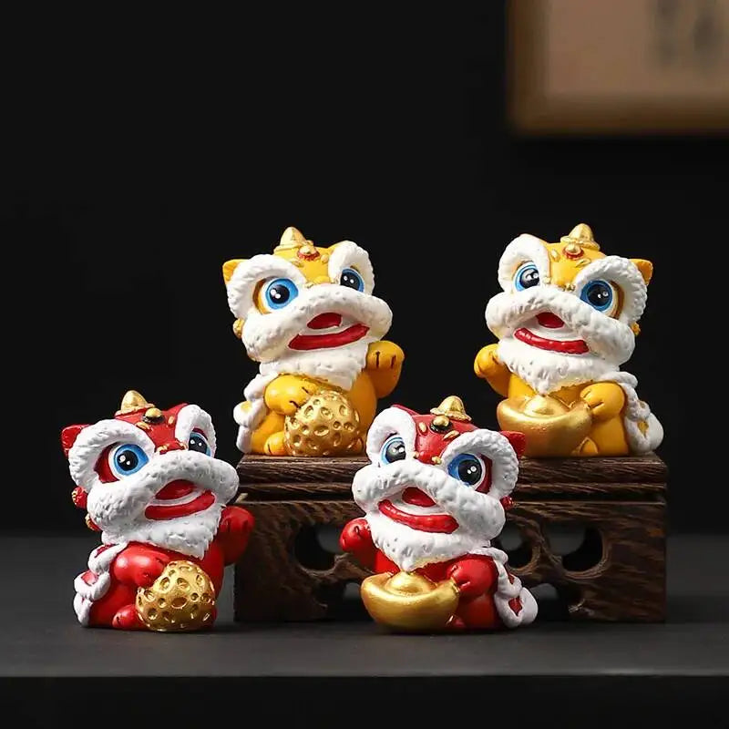 Tea Pet Lion Desktop Office Desk Tea Play Decoration Ornament Quake