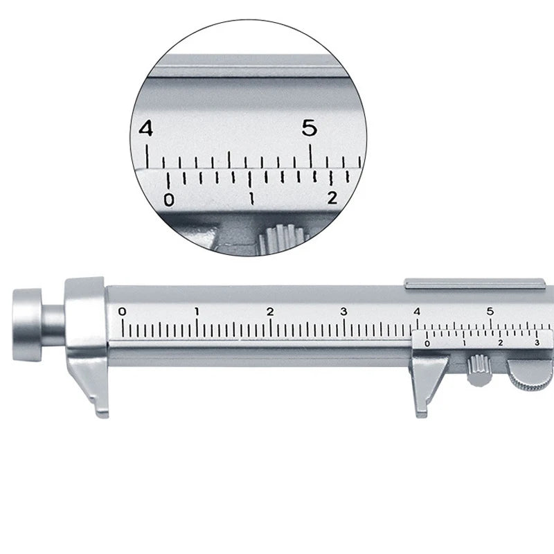Multifunction Caliper Pen Ball-Point 0.5mm Ballpoint Pen Gel Ink Pen Vernier Caliper Roller Ball Pen Creativity Stationery Quake