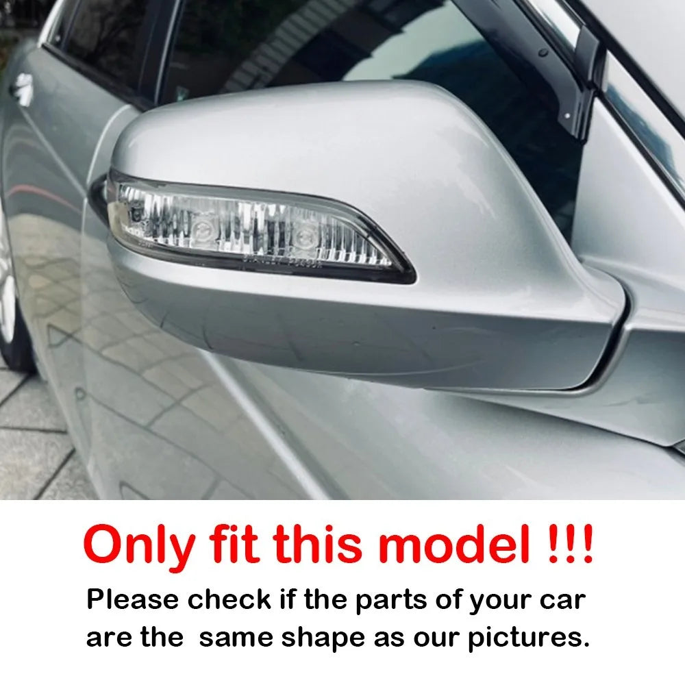 For Honda Accord 2008-2013 Car Sticker Rearview Side Mirror Cover Wing Cap Exterior Case Trim Accessories Vehicle Decoration Quake