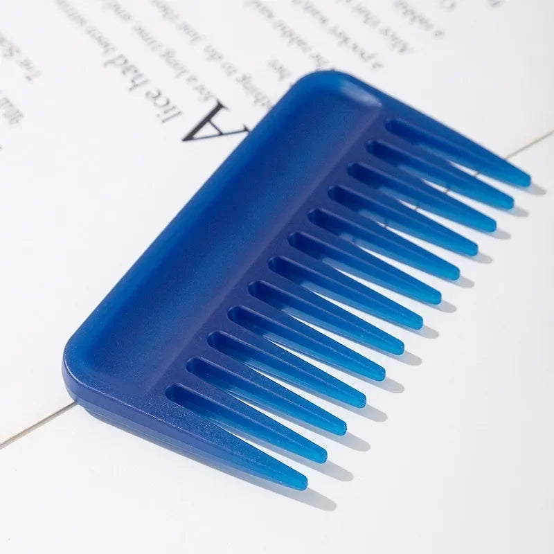 Plastic Wide Teeth Hair Combs Anti-static Massage Hair Brush Hairdressing Colorful Hairdress Salon Styling Traveling Accessories Quake