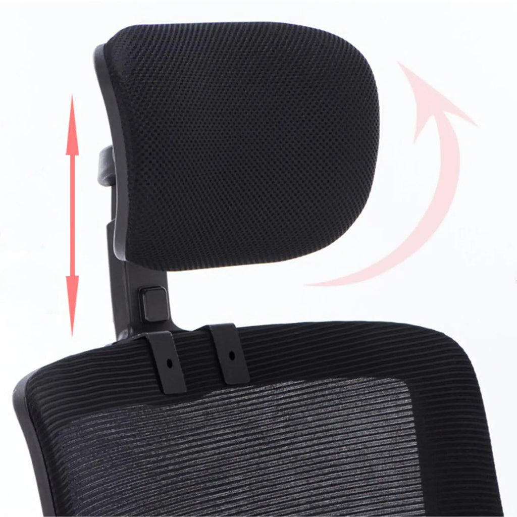 Ergonomic Chair Headrest Adjustable Neck Support Cushion Office Chair Headrest Attachment Parts for Comfortable Sitting Quake