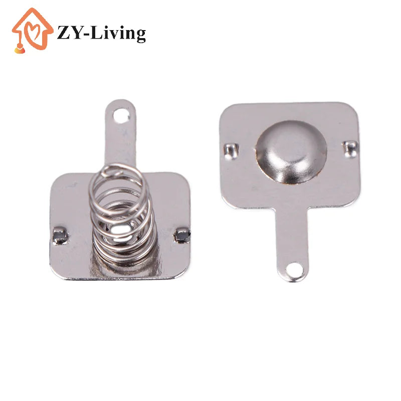 10Sets DIY Accessories 18650 Battery Sheet Spring Contact Sheet Battery Box Positive And Negative Single Bipolar Quake