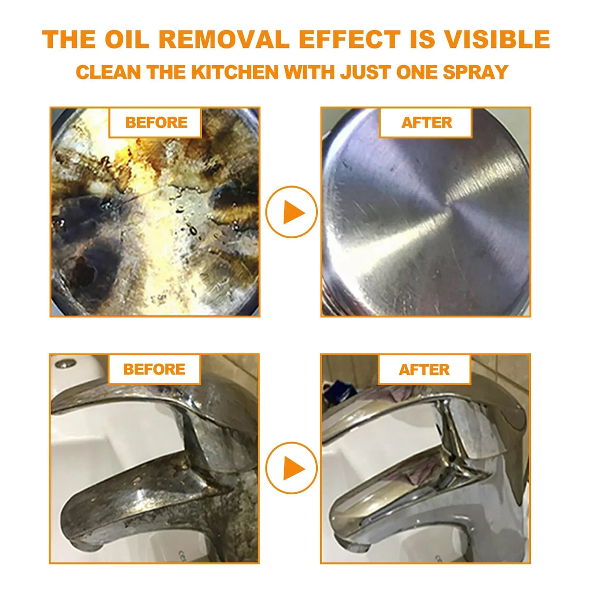 Kitchen Grease Foam Cleaner Powerful Heavy Oil Stain Remover Grills Ovens Grease Cleaner Household Dirt Cleaning Bubble Spray Quake