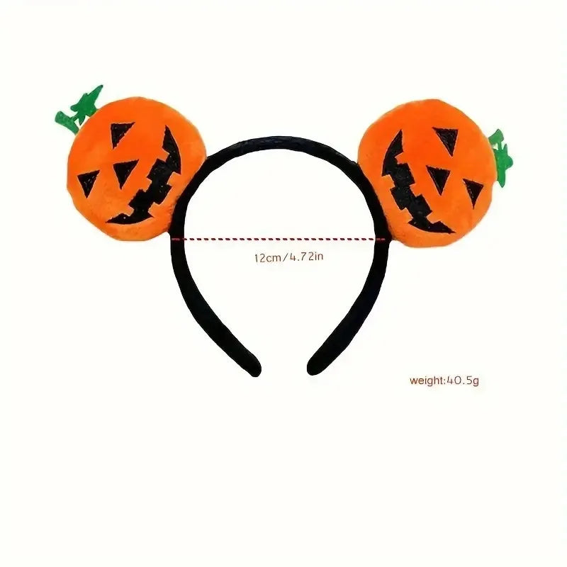 Cute Devil Doll Headband Halloween Party New Funny Pumpkin Headband Hair Accessories Hair Hoop Quake