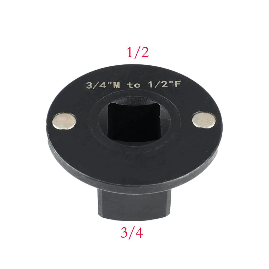 Stackable Low Profile For Impact Socket Adapter 1 4 to 3 8 3 8 to 1 2 1 2 to 3 4 3 4 to 1 inch Space Saving Design Quake 12.7 to 18.7mm
