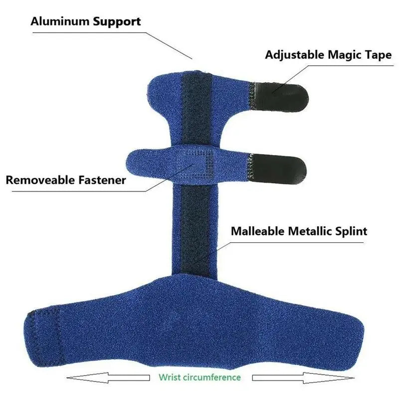 Trigger Finger Splints, Finger Brace Adjustable Locking Straightener Hand Support Brace for Sprains, Arthritis,Knuckle Tendon Quake