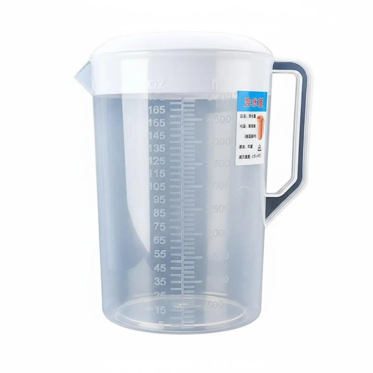 Clear Scale Water Pitcher with Wide Spout and Filter Lid for Fruit Infused Drinks for Daily Hydration Needs Quake