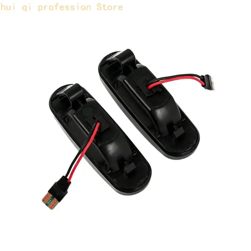 Sequential LED Side Lamp Pair with Smoked Lens Styling for Panda 169 H8WE Quake