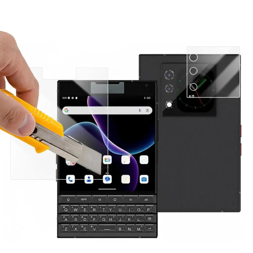 For Unihertz for Titan2 HD Hydrogel Film Main Screen, Secondary Screen, Front Screen, Keyboard, Business Phone Soft Film 2 Sets Quake