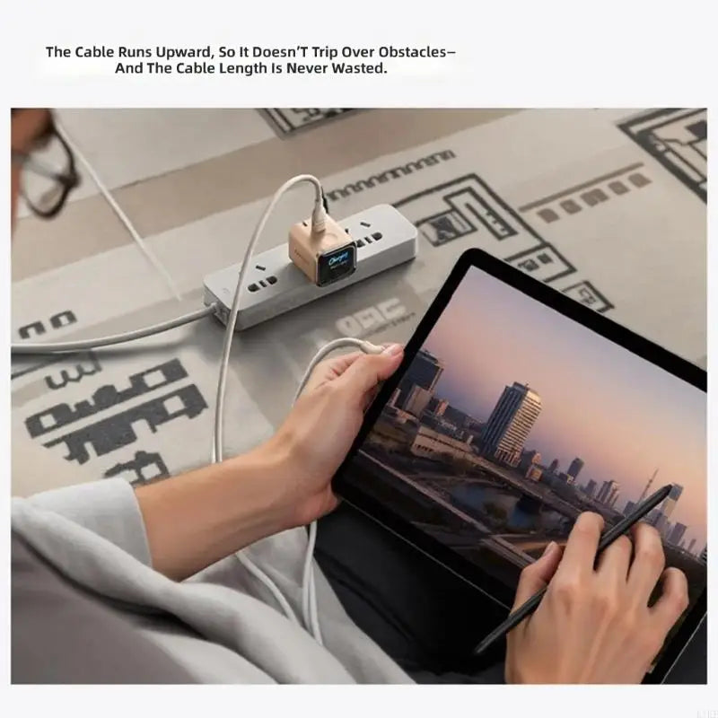 45W Fast Chargers With Intelligent Screen For Charging Progress Monitoring Type C Charging Block For Phone Tablet K1KF Quake