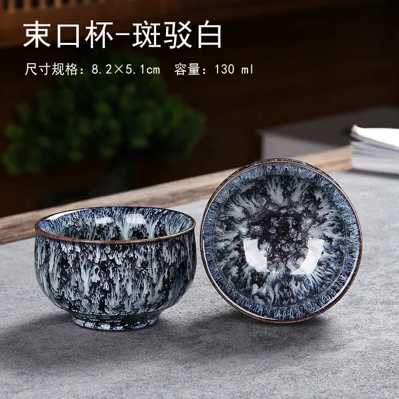 Creative and Personalized Mug Large Capacity Simple Ceramic Men's and Women's Couple Japanese Style Coffee Cup Quake Teacup 130ML 401-500ml