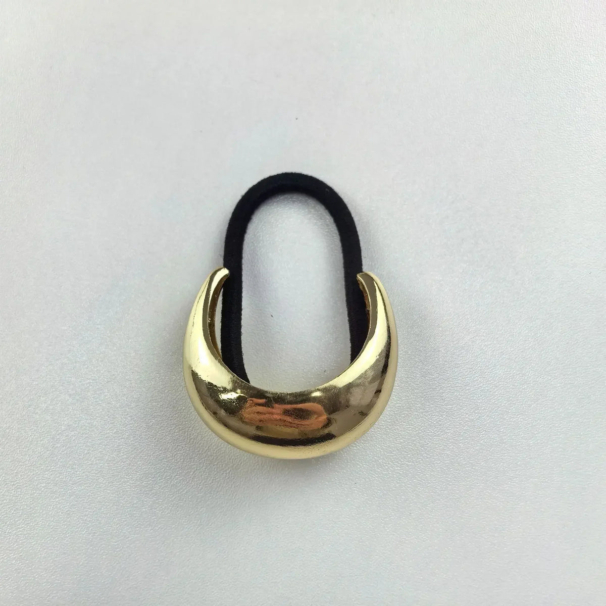Punk Geometric Metal Ponytail Holder Scrunchie Women Girls Simple Hairbands Stretchy Headband Fashion Personality Accessories Quake 3