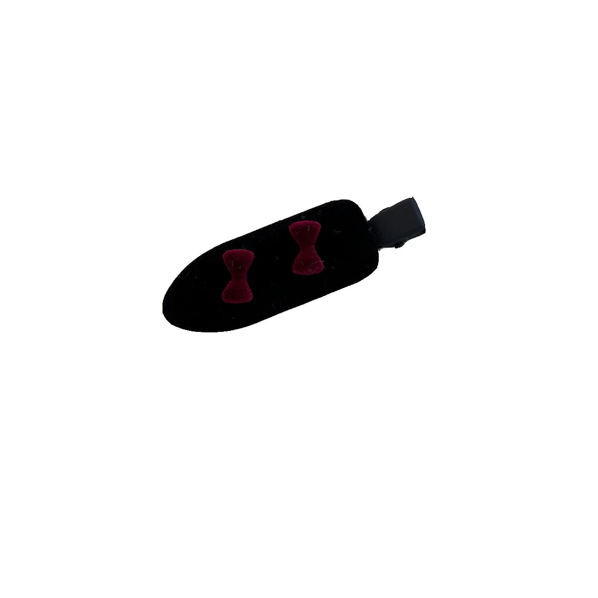 Velvet Bow Hair Side Clip Sweet Exquisite Bangs Hairpin Seamless Broken Hair Clip Temperament Edge Clip Hair Styling Accessories Quake