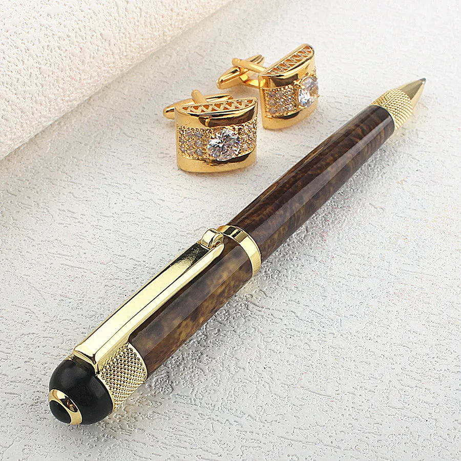 1 of Luxury Fashion Ballpoint Pen Set - Stylish Design- Strong Design Aesthetic, Perfect for Gifting in Gift Black Ink Quake