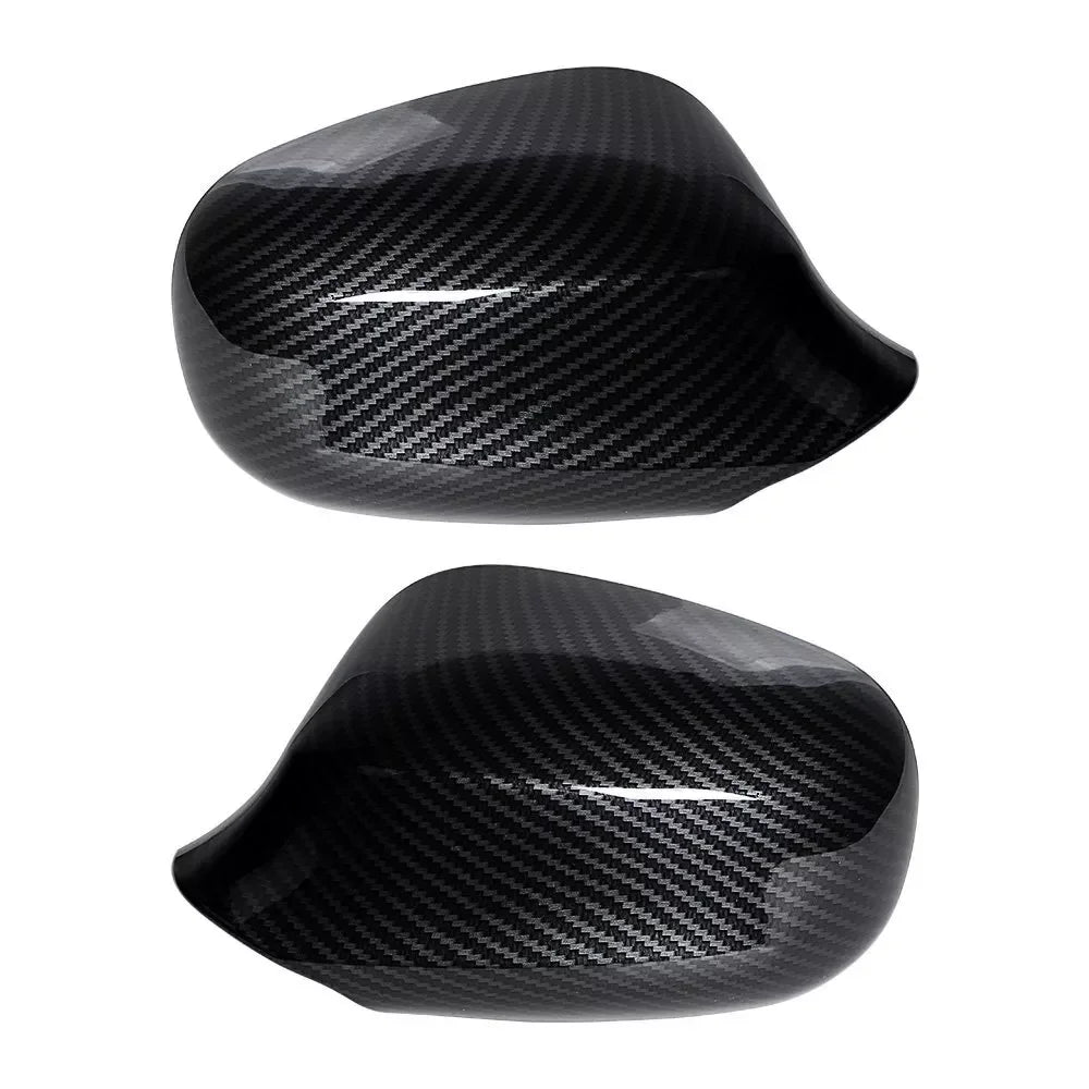 For BMW E87 E88 E81 E82 E90 E91 E92 E93 2x Car Replacement Rearview Side Mirror Cover Wing Cap Exterior Door Rear View Case Trim Quake