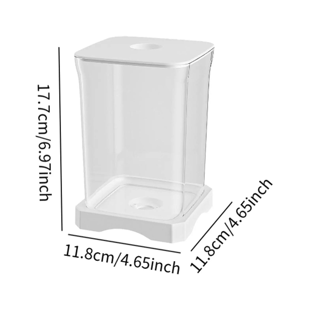 Fish Tank Clear Fish Bowl Breeding Tank Multipurpose Thickened Small Goldfish Tank for Home Tabletop Living Room Office Turtle Quake