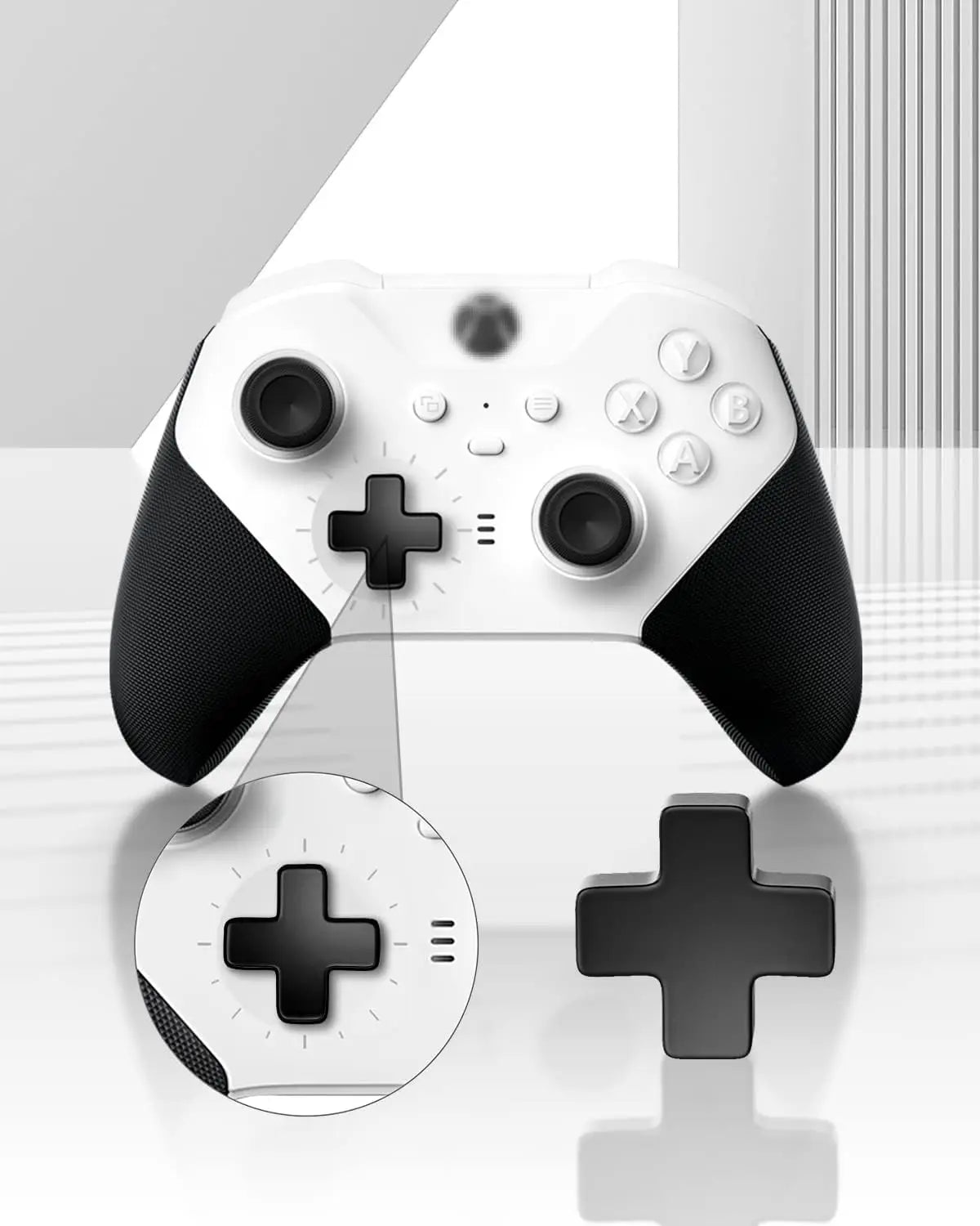 Xbox Elite Controller Series 2 Accessories, 10 in 1 Thumbsticks Replacement with 1 Xbox One Charging Station, 1 D-Pads, 4 Swap J Quake