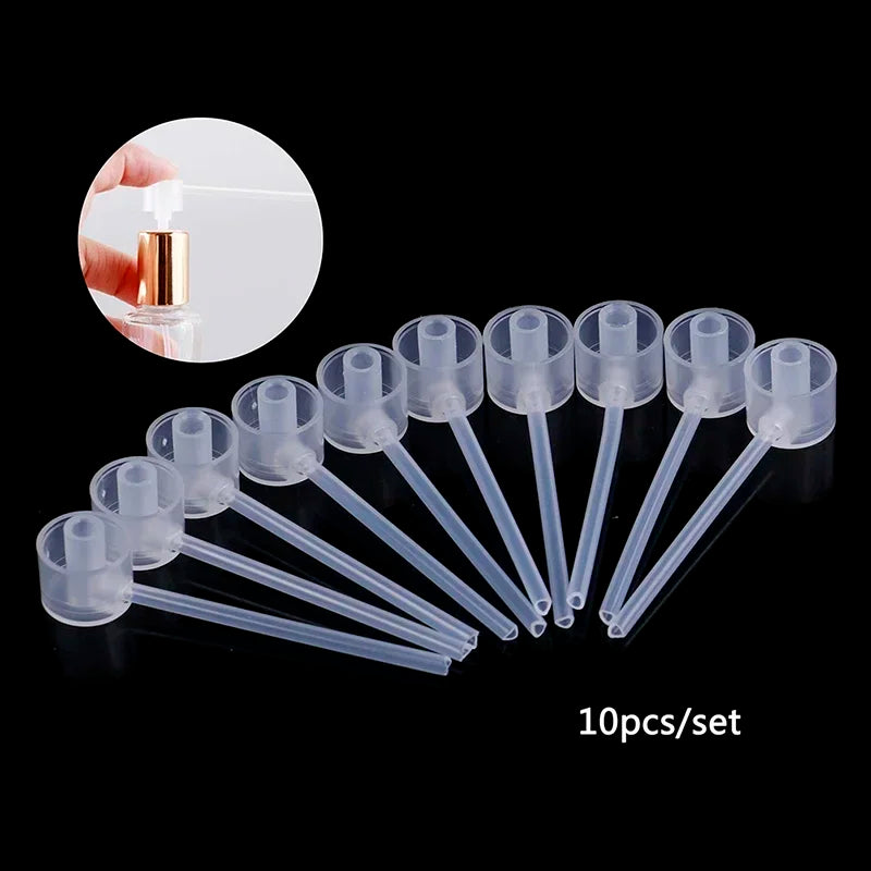 10pcs Perfume Dispenser Funnel & Pump Ki –Portable Cosmetic Bottle Refill Tool with Spray Nozzle for Essential Oils & Cosmetics Quake