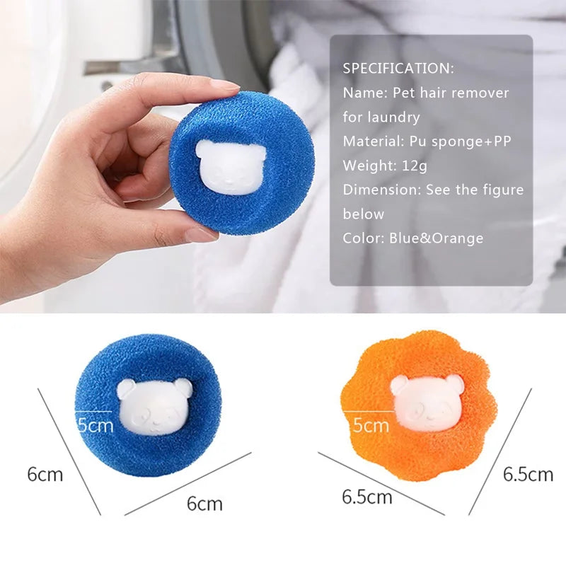 Pet Hair Remover Reusable Ball Laundry Washing Machine Filter Wool Sticker Cat Hair Remover Pet Fur Lint Catcher Home Quake
