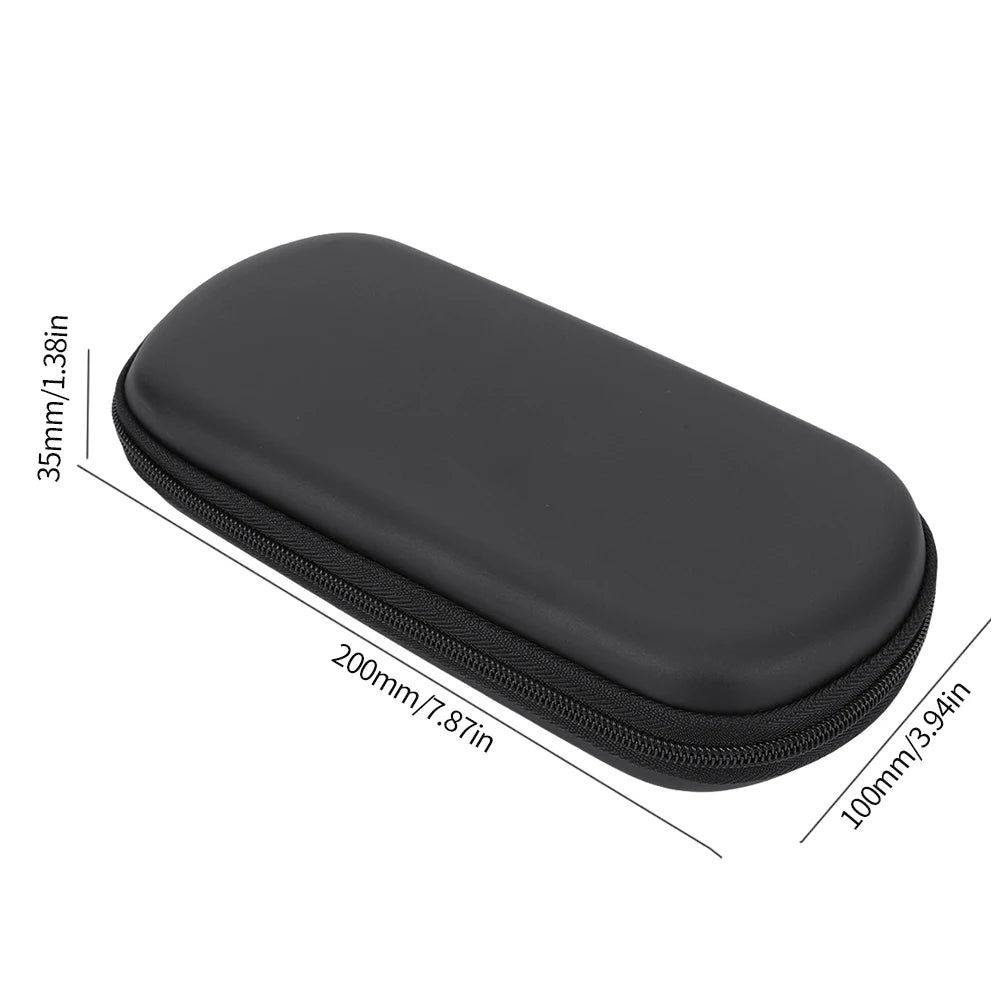Handheld Game Console Case with Tempered Glass Film Hard Shell Storage Bag Waterproof for Trimui Smart Pro Handheld Game Console Quake