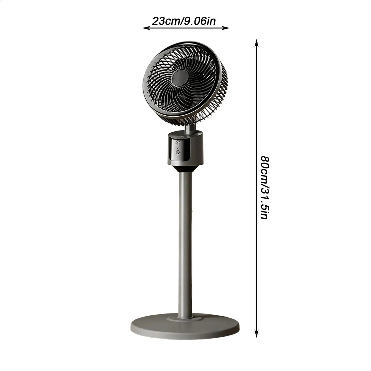 Floor Fans for Home 3 Speed Quiet Large Air Circulation Standing Cooling Fan Room Standing Powerful for Bedroom Study Office Quake