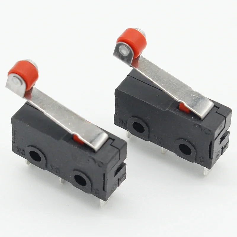 10 Pcs Mini Micro Limit Switch Roller Lever Arm SPDT Snap Action LOT Quake Default Title