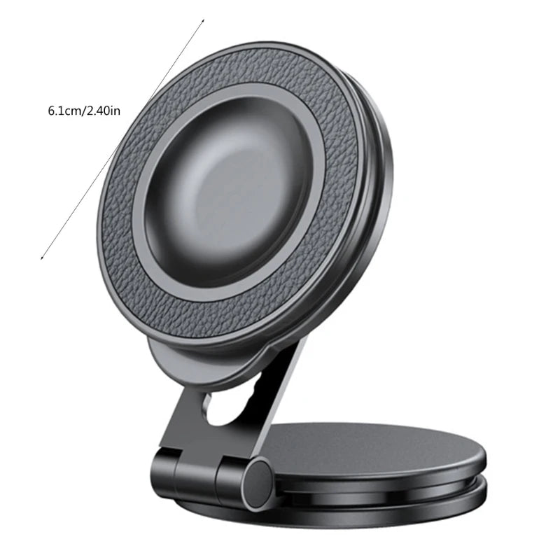 Magnetic Phone Mount with Folding Designings Portable Foldable Magnetic Phone Stand Mobile Phone Stand for Car Dashboard K1KF Quake