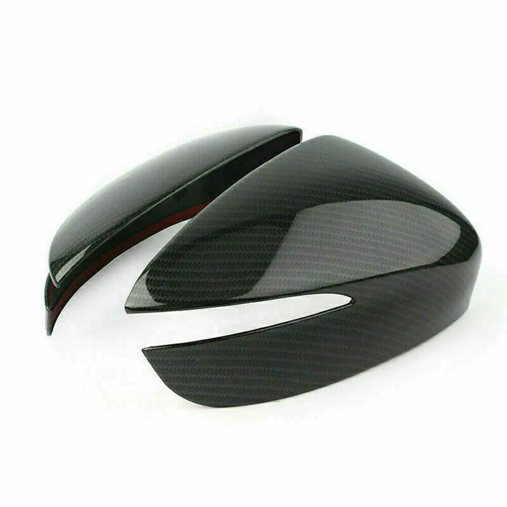 For Mazda CX-5 CX-3 CX-4 Car Rearview Side Mirror Cover Wing Cap Exterior Door Rear View Case Trim Sticker Carbon Fiber Look Quake