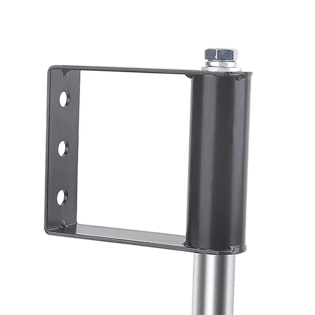Spring Loaded Gate Wheel Caster Hard Rubber Gate Wheel Suspension Black Quake