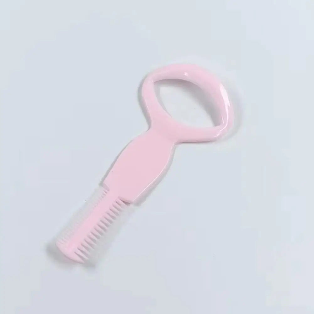 Plastic Portable Mascara Shield Applicator Eyelash Guide Aids Lashes Comb Eyelashes Grooming Brush Women Girls Eyes Makeup Tool Quake