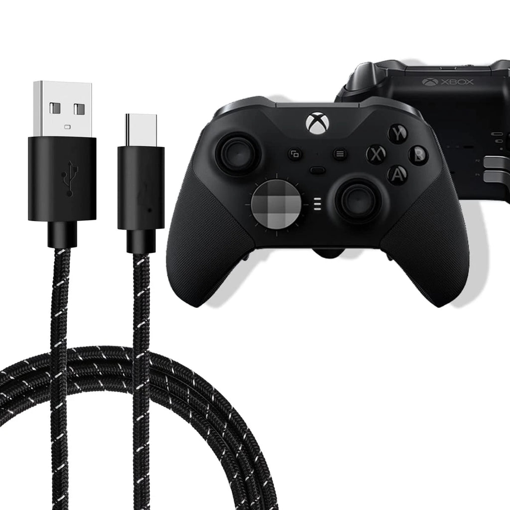 USB-C Charging Cable USB Type-C Cord for Xbox One Elite Series 2 Controller Switch Pro PS5 Controller Quake