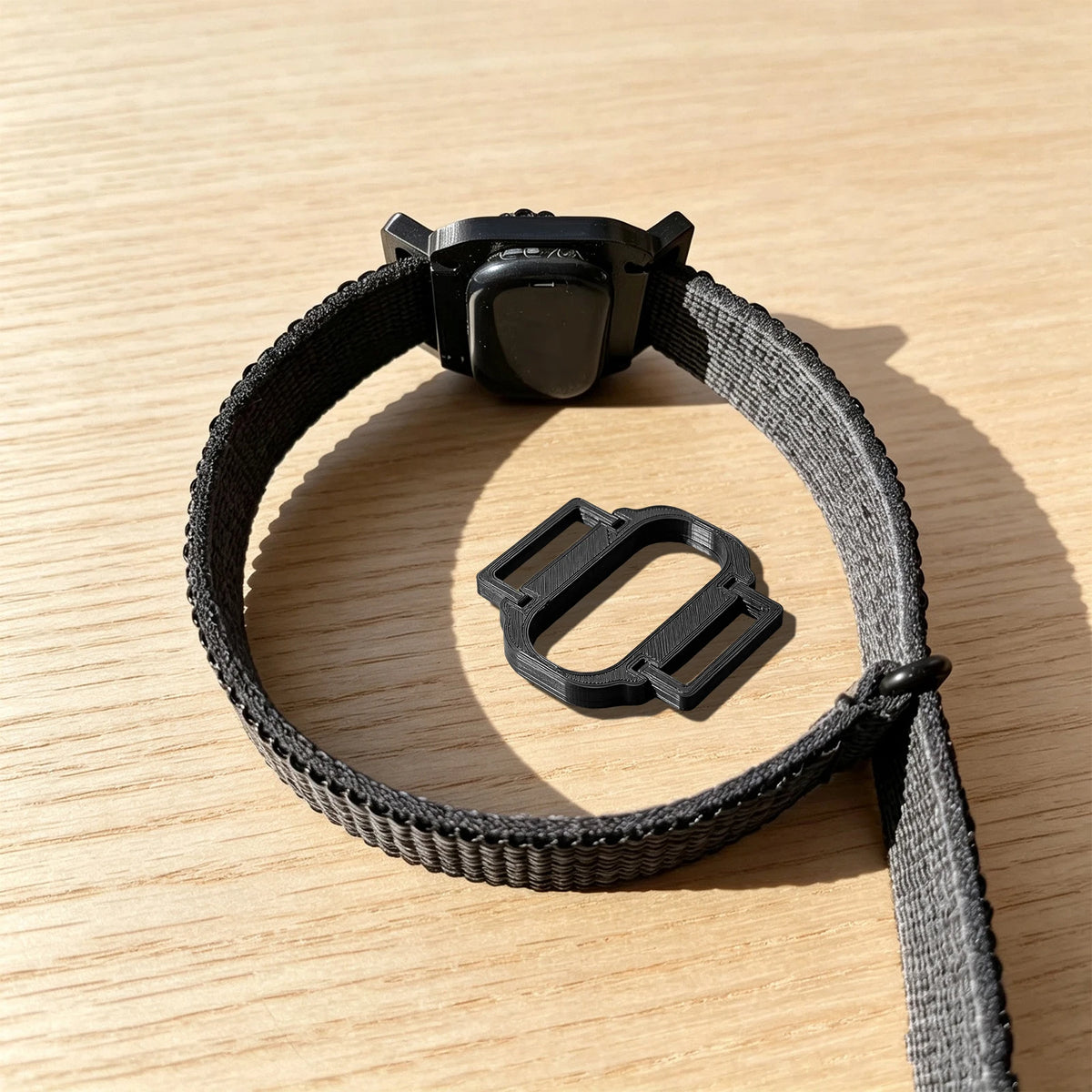 For Fitbit Air Band Adapter Mount PLA DIY Arm Wrist Strap Bracket Holder 18mm 20mm 22mm 24mm Converter Quake
