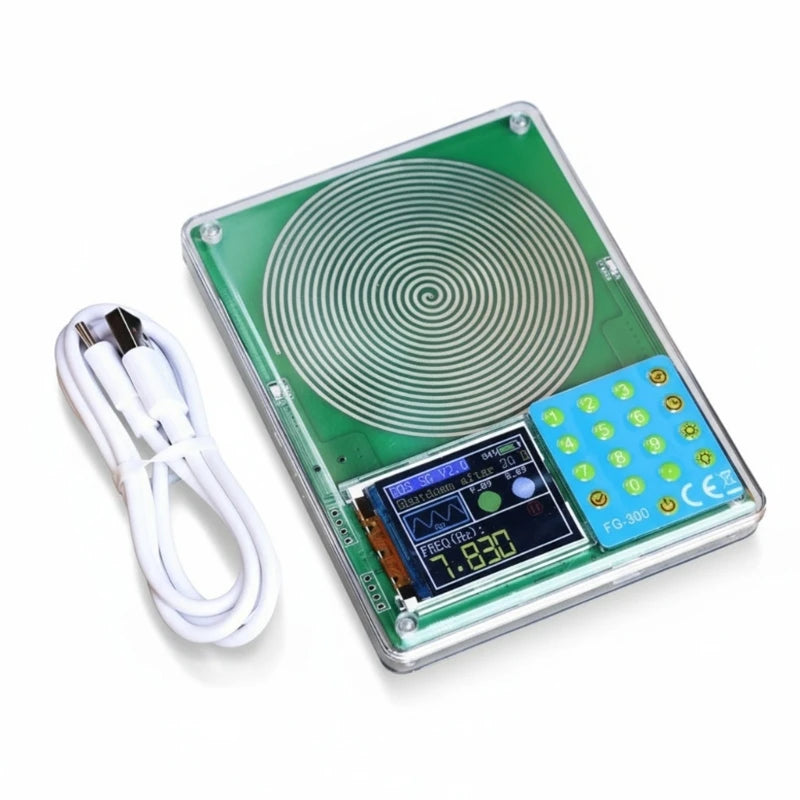 Multifunction Generator 0.001Hz 200kHz Adjustable Frequency 1.8 TFT LCD Screen Direct Input ABS Case K1KF Quake