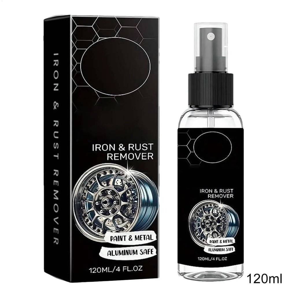 120ml Rust Remover Spray Multi Purpose Fast Acting for Metal Auto Paint Wheels SUV RV Boat Tools Chains Brakes Hinges Quake