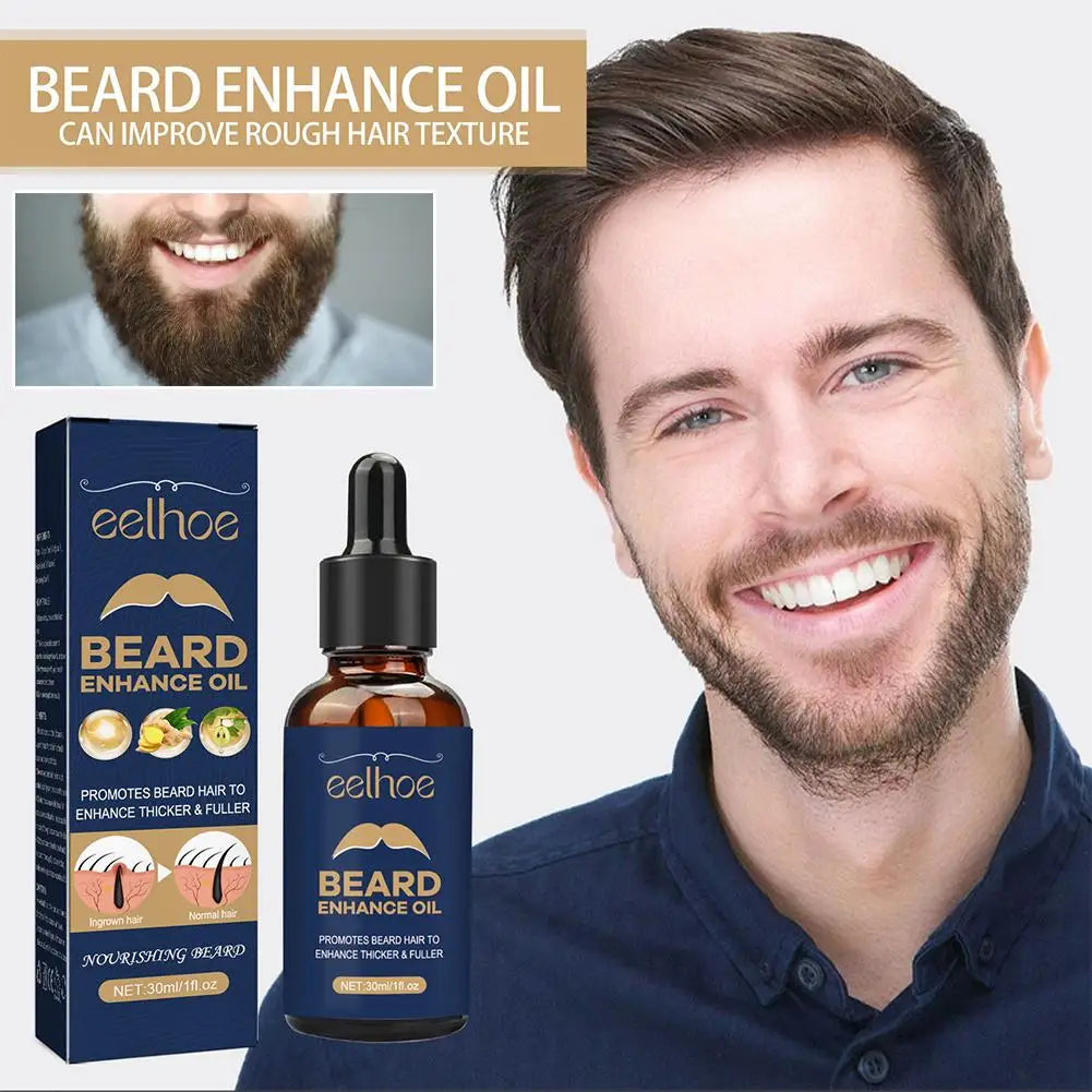 30ml Beard Care Oil For Men Beard Growth Grooming Kit Soften Strengthen Styling Beard Oil Thicker Nourish Beard Serum Beard Care Quake