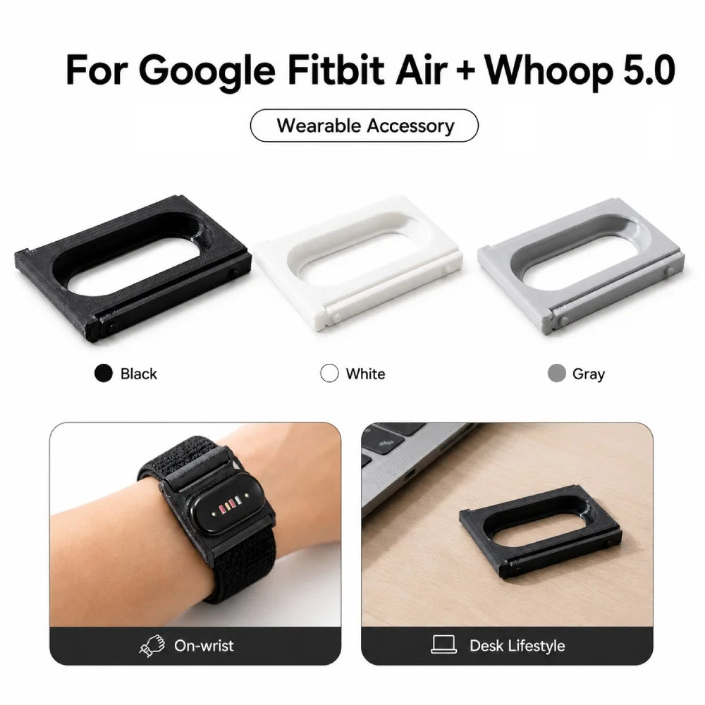 Watch Modification Adapter For Fitbit Air For Whoop 5.0 Combo Device Stack Holder Plastic Support Frame Smart Band Accessory Quake