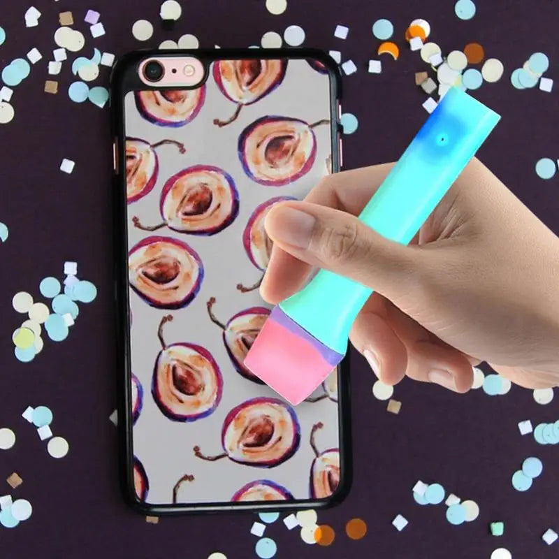 Thermostatic Film Heating Pen Hydrogel Curing Tool for Mobile Phone Skins Back Cover Edge Softening DIY Home Shop Screen Kit Use Quake Green