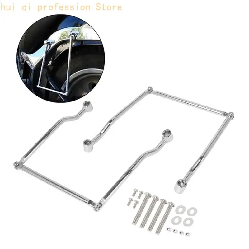 Motorcycle Saddlebag Support Bracket Side Bag Mounting Device Simple Installation for Custom Cruisers & Retro Bikes H8WE Quake