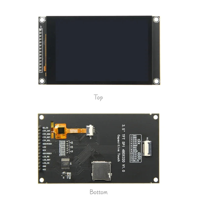 Capacitive touch screen Display module 240*320 IPS version black 3.5-inch SPI serial port TFT LCD Quake TOUCH