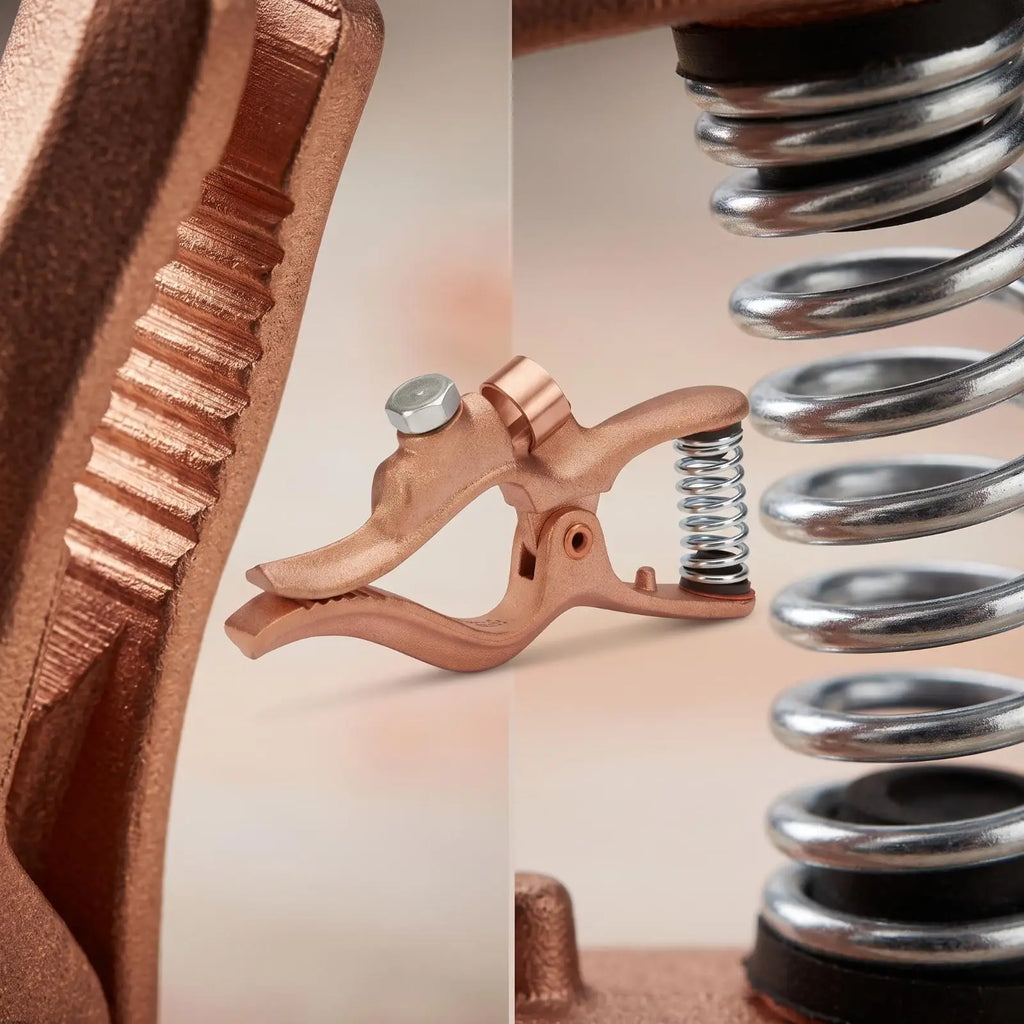 Serrated Metal-Joining Ground Clamp High Conductivity Welder Grounding Clamp Quake