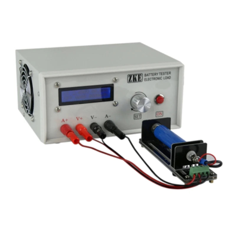 Versatile 4 Wire Battery Resistance Capacity Test Holder for 21700,26650,18650, AA,AAA Batteries A+/A- ;V+/V- Interfaces K1KF Quake