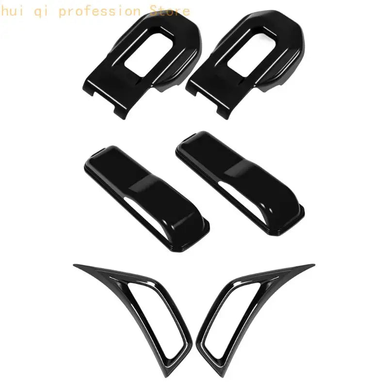 No Drill Hood Side Accent Cover Set for Clean Exterior Detailing H8WE Quake Black CN
