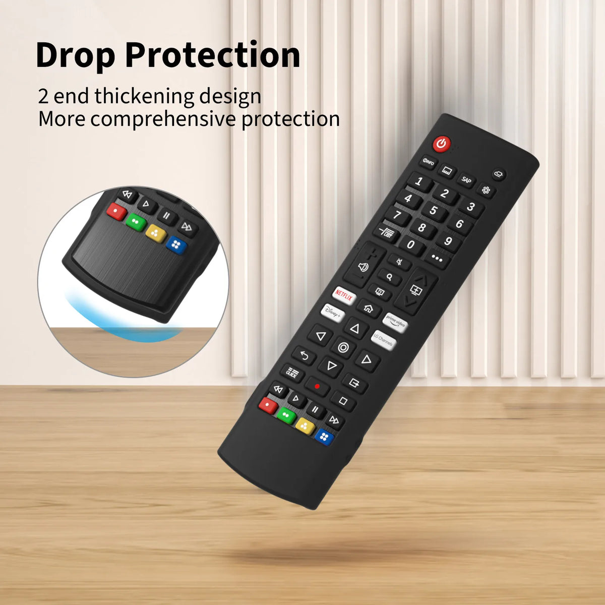 New For LG AKB76040302 LG AKB75375604 Remote Control Case Soft Silicone Protective Cover Compatible Replacement Accessories Quake