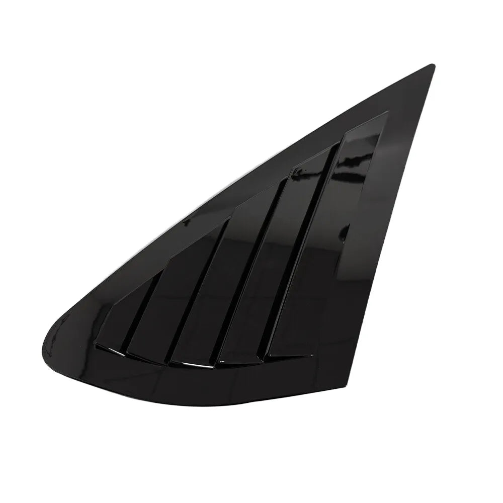 For Ford Focus Sedan 2005-2008 Car Rear Louver Window Side Shutter Cover Trim Sticker Vent Scoop ABS Carbon Fiber Accessories Quake